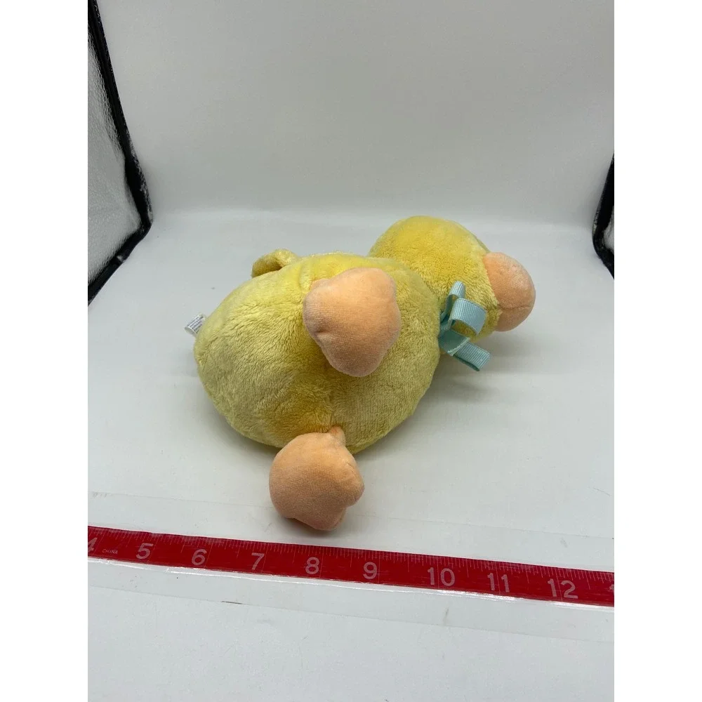 Carters Plush Duck Yellow Polka Dot Wings Blue Bow Sweet Baby 631 Quack sounds